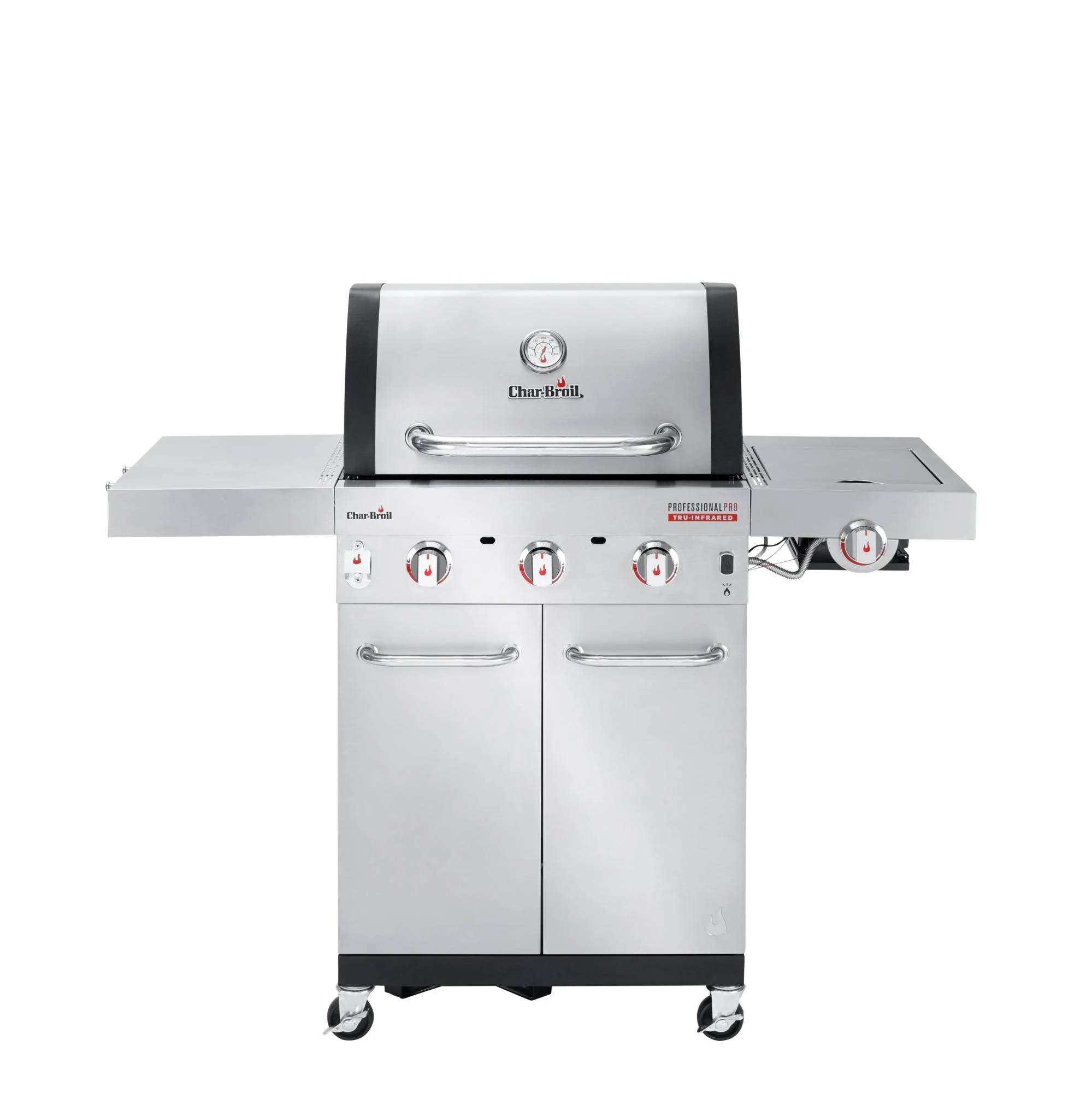 Char-broil - Barbecue à Gaz Inox 3 Brûleurs + 1 Latéral Infrarouge 134 x 54 x 120,9 cm - CHAR-BROIL - Image 15