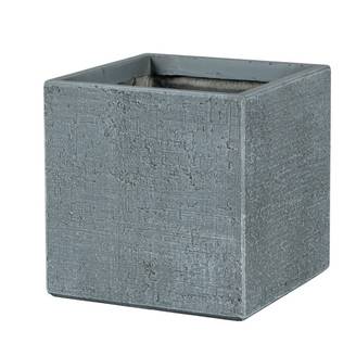 Pot Colorado en fibre Gris L.50 x l.50 x H.50 cm