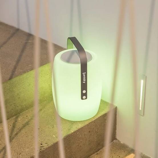 Lumisky - Baladeuse musicale Lucy Play LED blanc/multicolore Ø.21 x H.30 cm - Image 5