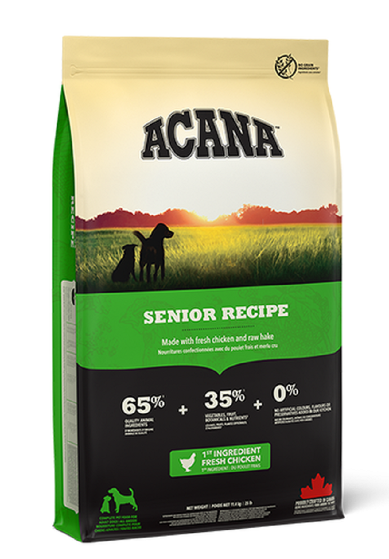 Acana - ACANA HERITAGE DOG Croquettes SENIOR 11,4 kg - Image 1