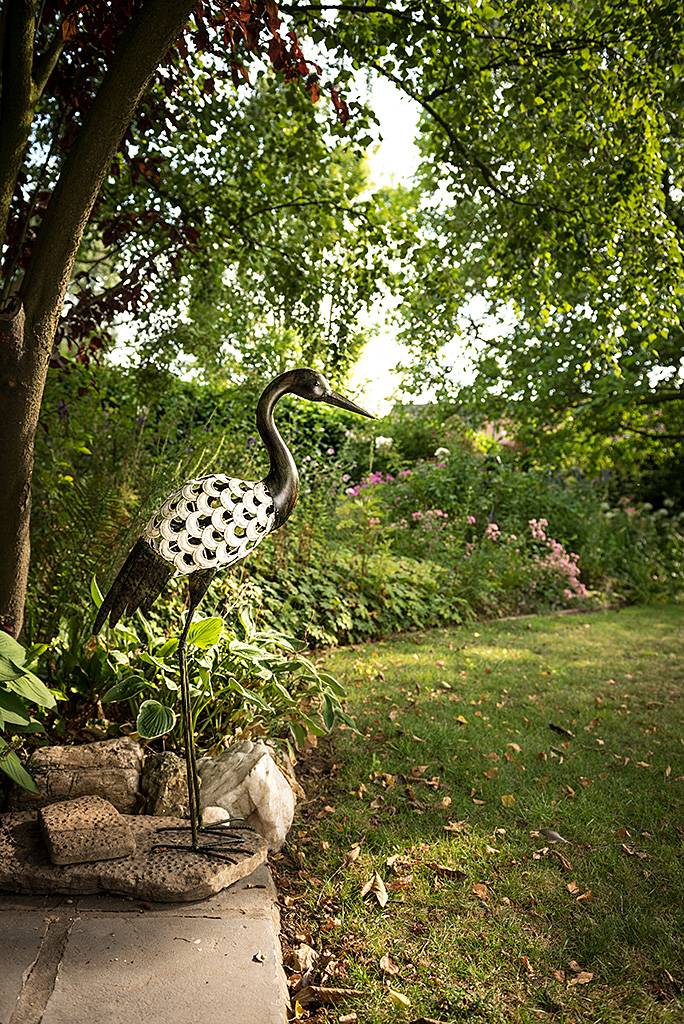 Garden ID - Grue décorative en métal à poser L.51 x l.12 x H.95 cm - Imagen 1