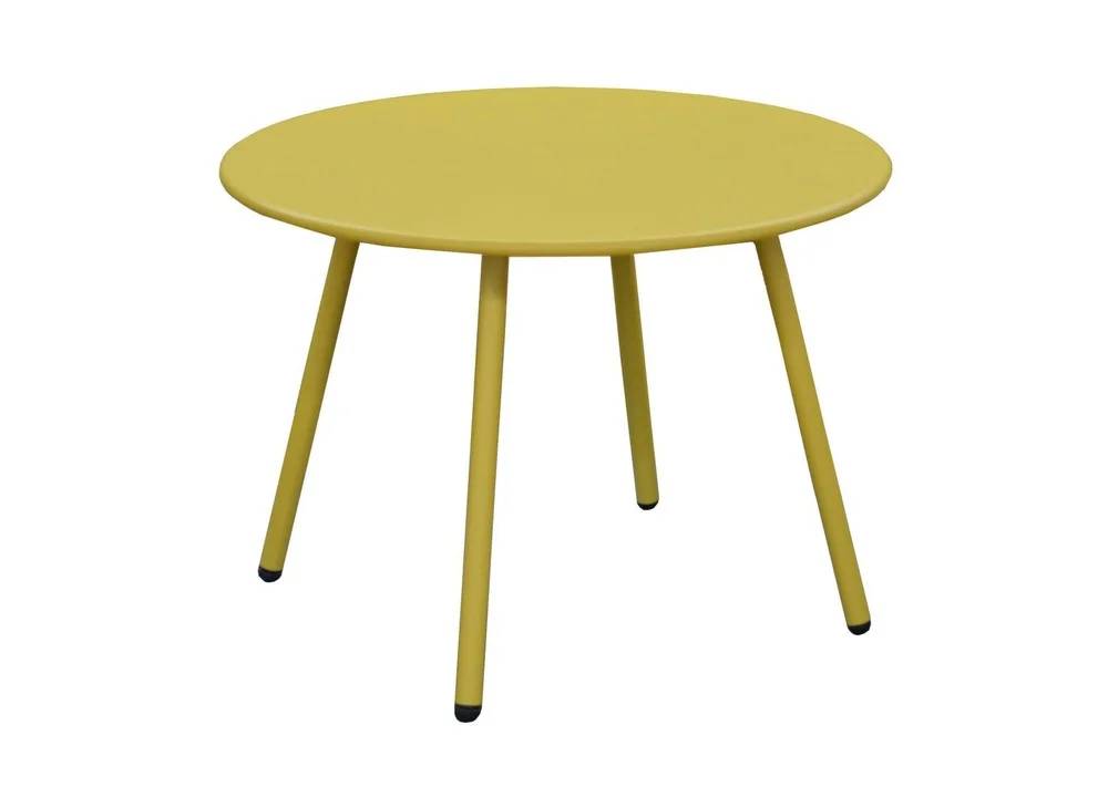 Pro Loisirs - Table Basse Jardin Acier Moutarde – RIO - Image 4