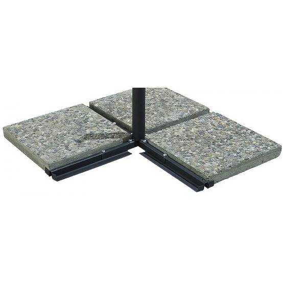Pro Loisirs - Pro Loisirs - Parasol déporté Roma Taupe L.3 x l.3 x H.2,56 m - Image 3