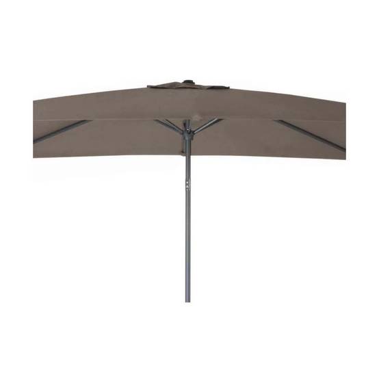 Pro Loisirs - Parasol Droit Aluminium Manivelle Taupe - PRO LOISIRS - Image 2