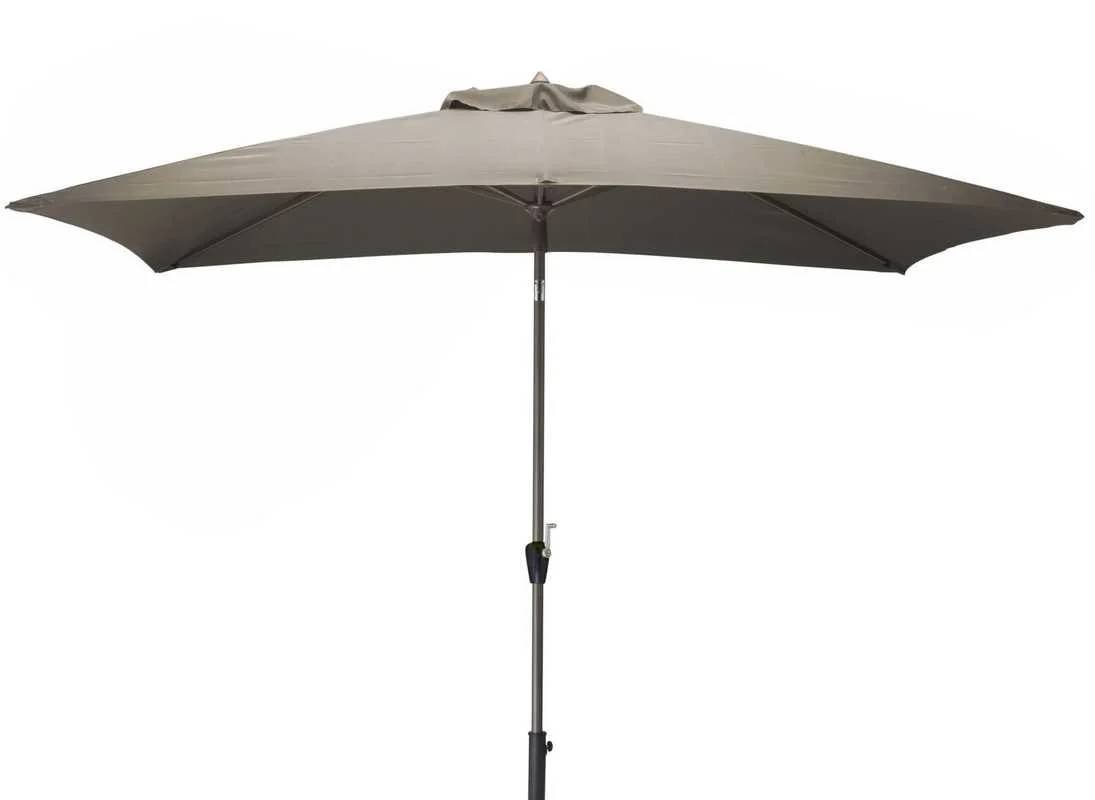 Pro Loisirs - Parasol Droit Aluminium Manivelle Taupe - PRO LOISIRS