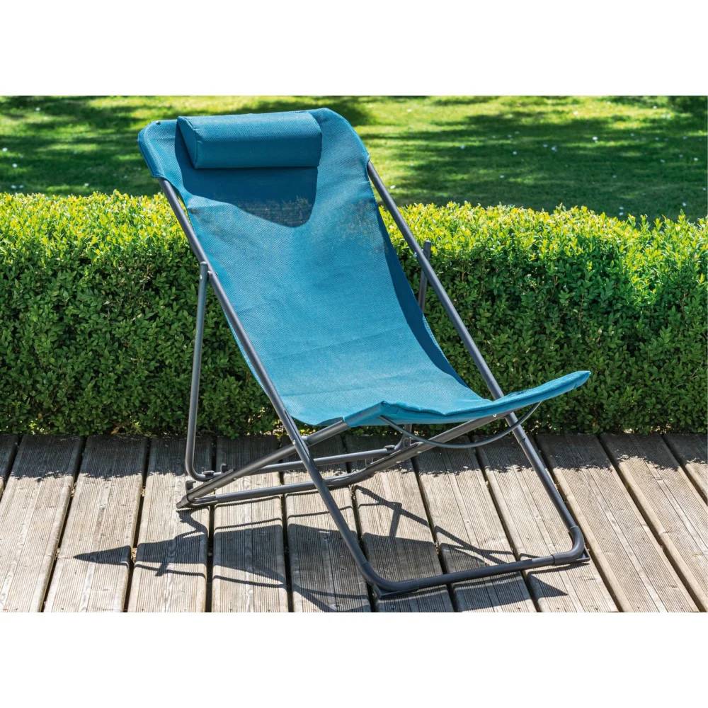 Pro Loisirs - Chilienne de jardin acier bleu Globe - Image 7