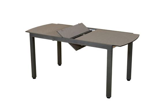 Les jardins® - Table extensible Balcon en alu. et HPL L.145/185 x l.75 x H.75 cm - Image 2