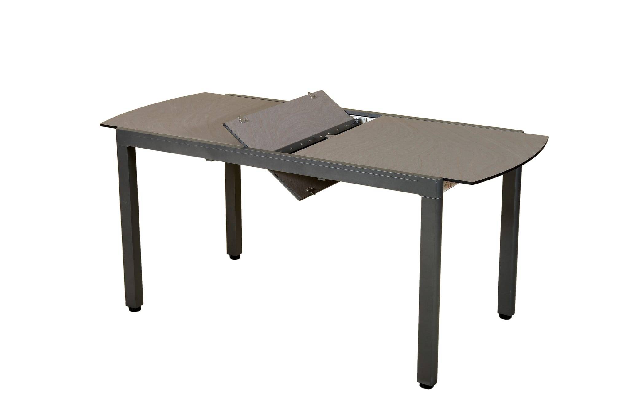 Les jardins® - Mesa extensible Balcon en aluminio y HPL L.145/185 x W.75 x H.75 cm - Imagen 2