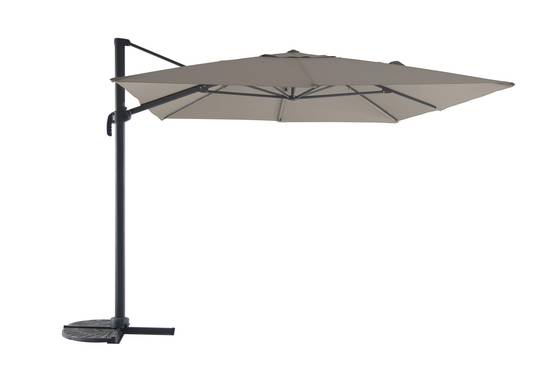 Parasol déporté Rome Taupe - Toile L.4 x l.3 m