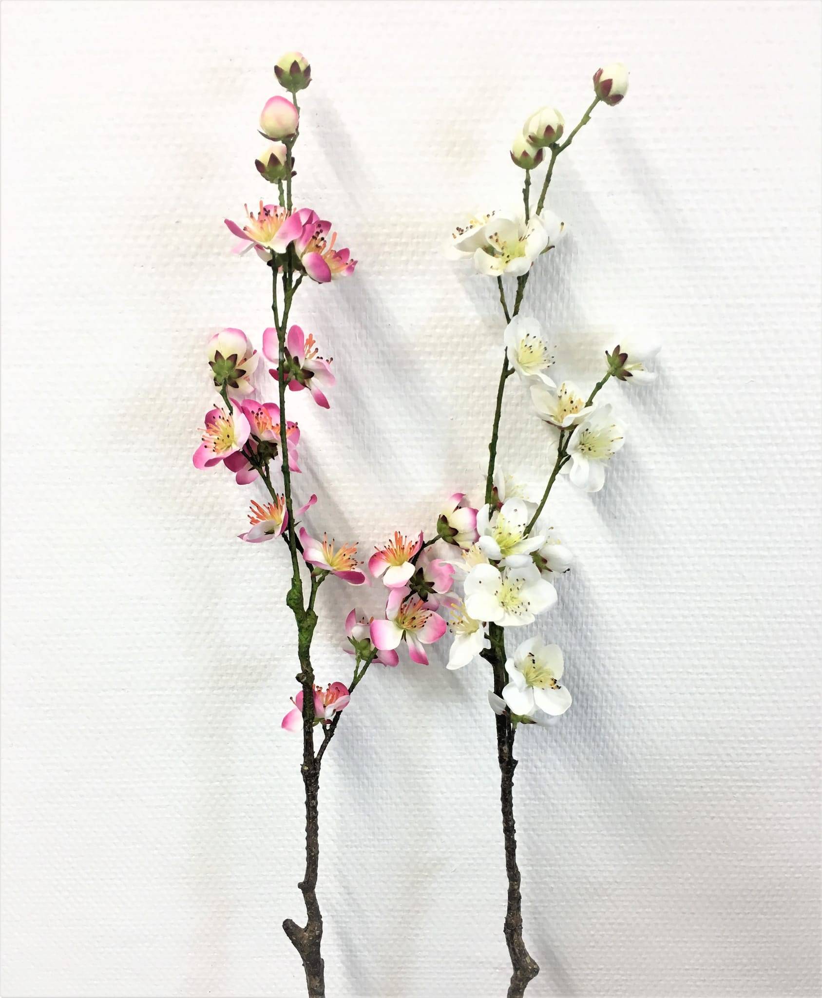 Tige fleurs de cerisier rose artificielle 73 cm