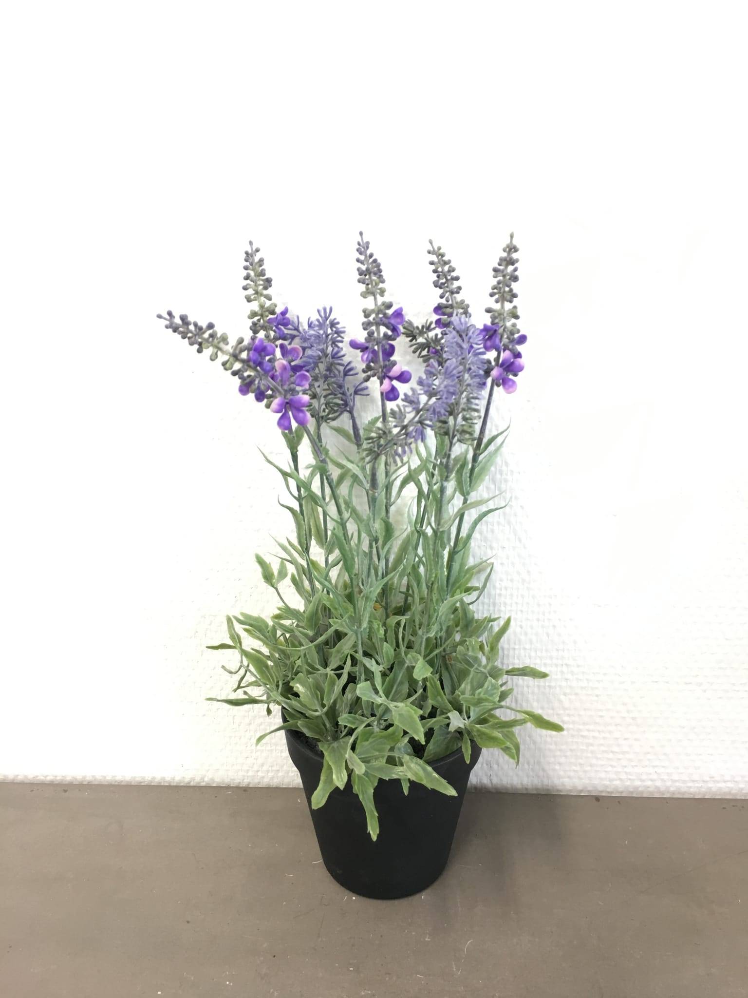 Lavande artificielle 32 cm dans pot