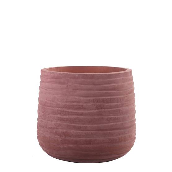 Mica Decorations - Mica Decorations - Mount Pot de Fleur Rouge Ø.50 x H.45 cm
