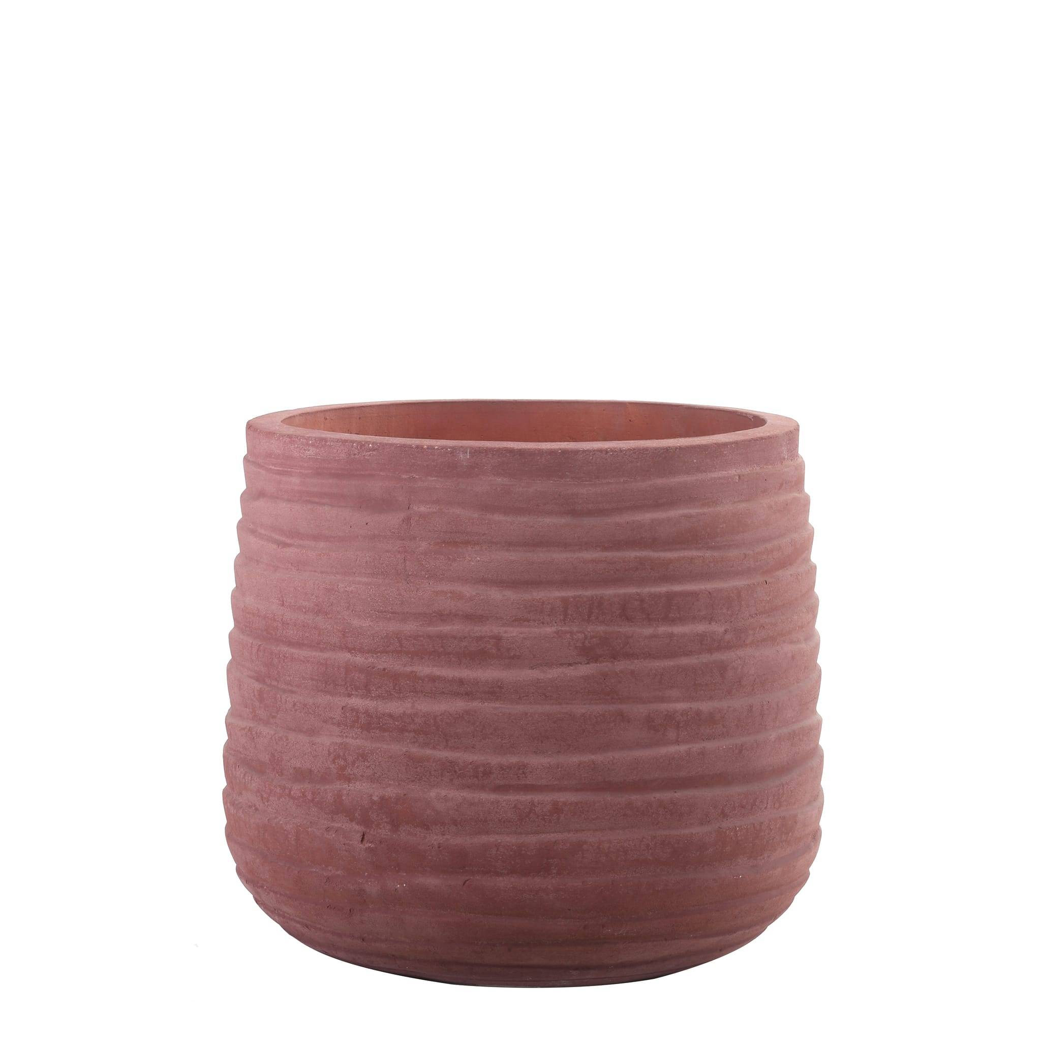 Mica Decorations - Mica Decorations - Mount Pot de Fleur Rouge Ø.50 x H.45 cm
