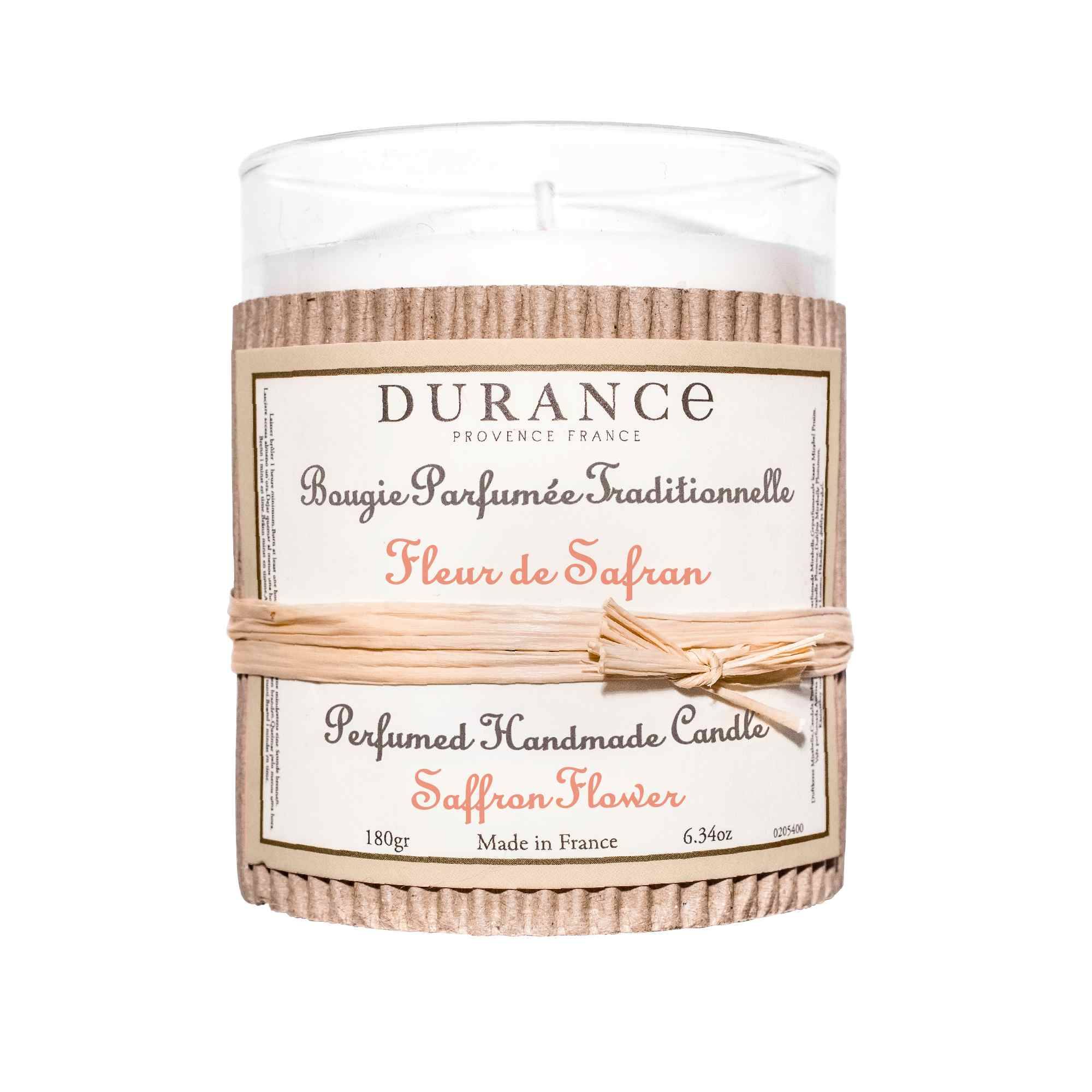 Durance - Durance - Bougie parfumée Fleur de safran 180 g