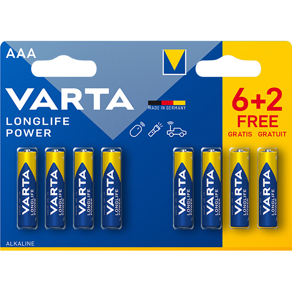 Piles Alcalines Longlife Power - VARTA - Imagen 1