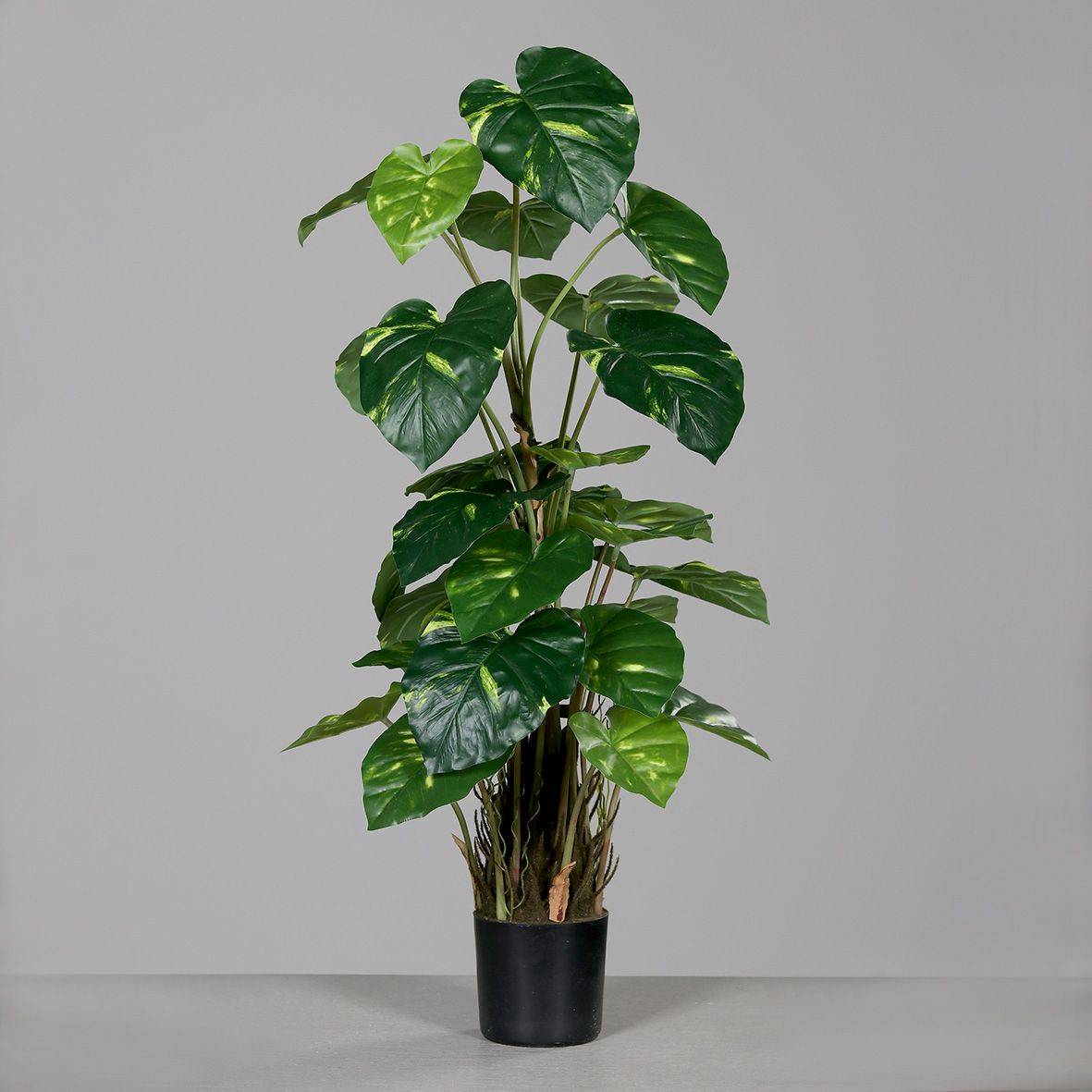 DPI - DPI - Pothos artificiel en pot plastique noir H.82 cm