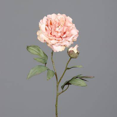DPI - DPI - Pivoine artificielle rose clair H.63 cm