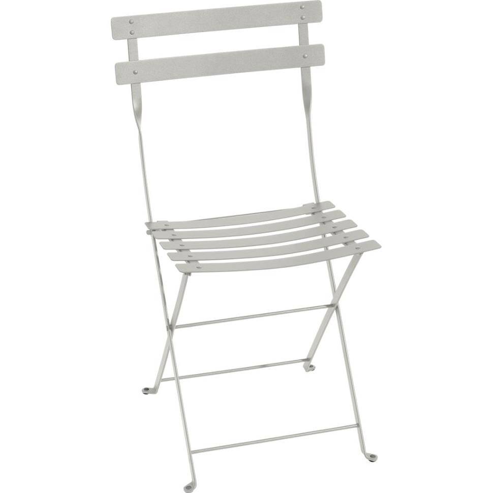 Fermob - Chaise de jardin pliante acier gris argile Bistro Fermob - Image 3
