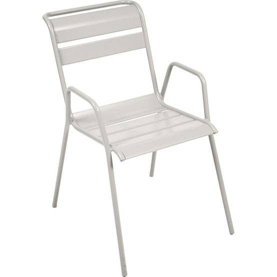 Fermob - Fauteuil de jardin acier gris argile bridge Monceau Fermob - Image 4