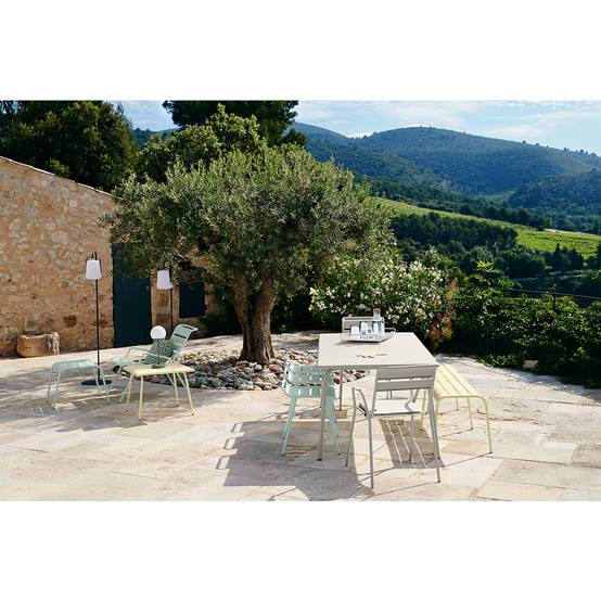Fermob - Fauteuil de jardin acier gris argile bridge Monceau Fermob - Image 3