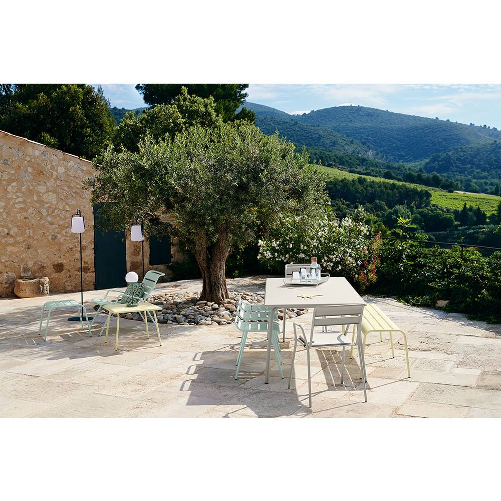 Fermob - Fauteuil de jardin acier gris argile bridge Monceau Fermob - Image 3