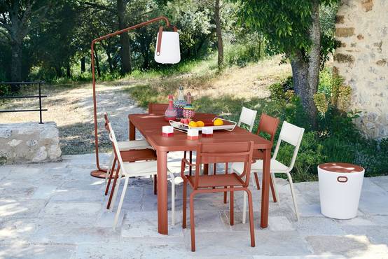 Fermob - Fermob - Pied déporté Ocre Rouge L.44 x l.128 x H.190 cm - Image 3