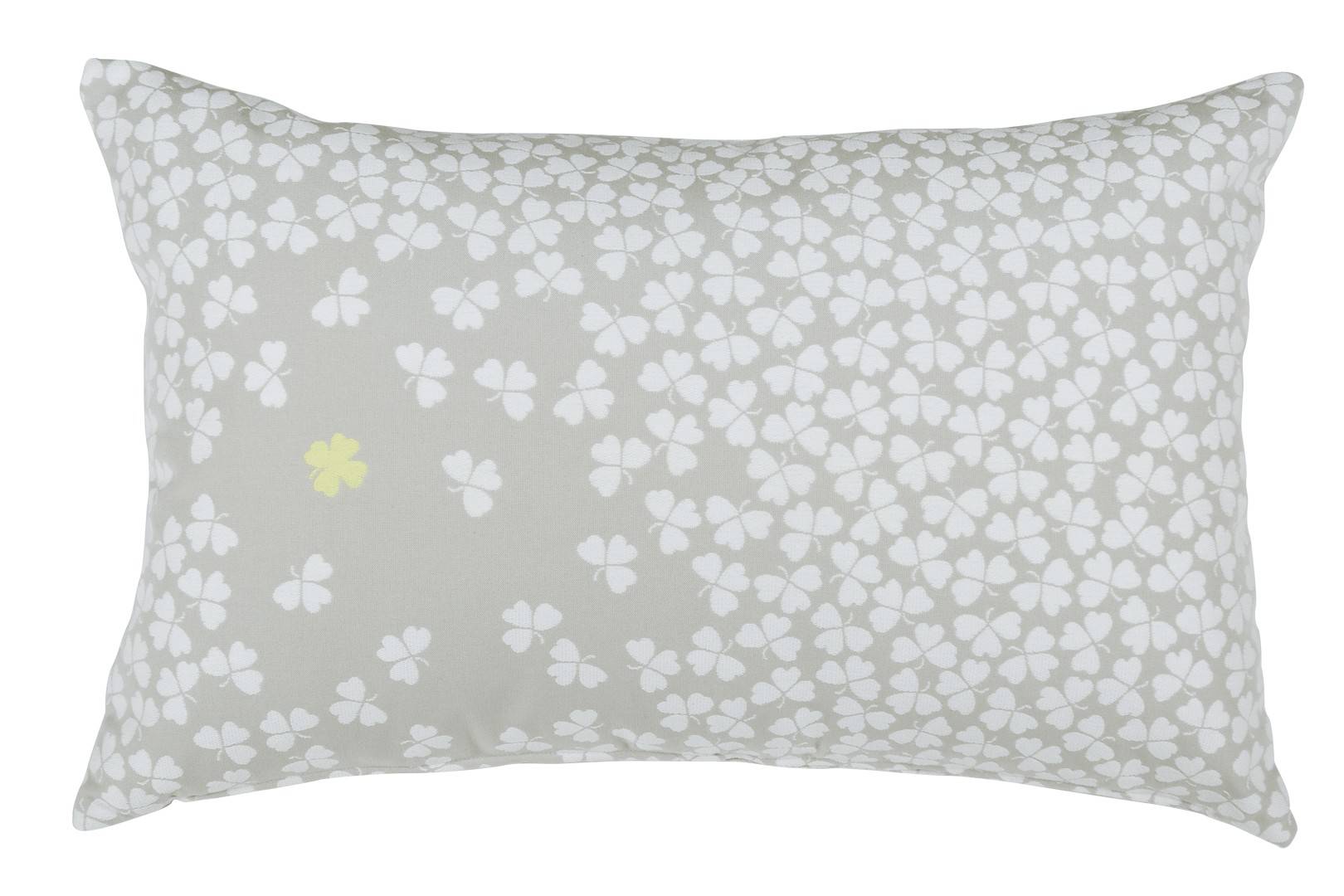 Fermob - Fermob - Coussin Trèfle Gris Argile L.68 x l.44 cm - Image 1