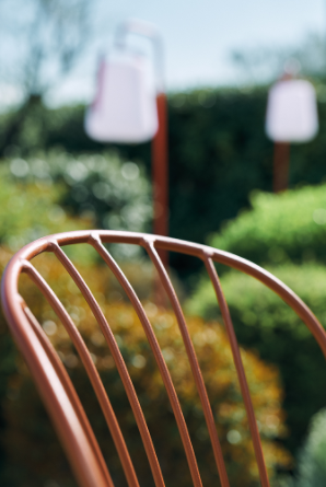 Fermob - Fauteuil de jardin acier ocre rouge Opera Fermob - Image 2