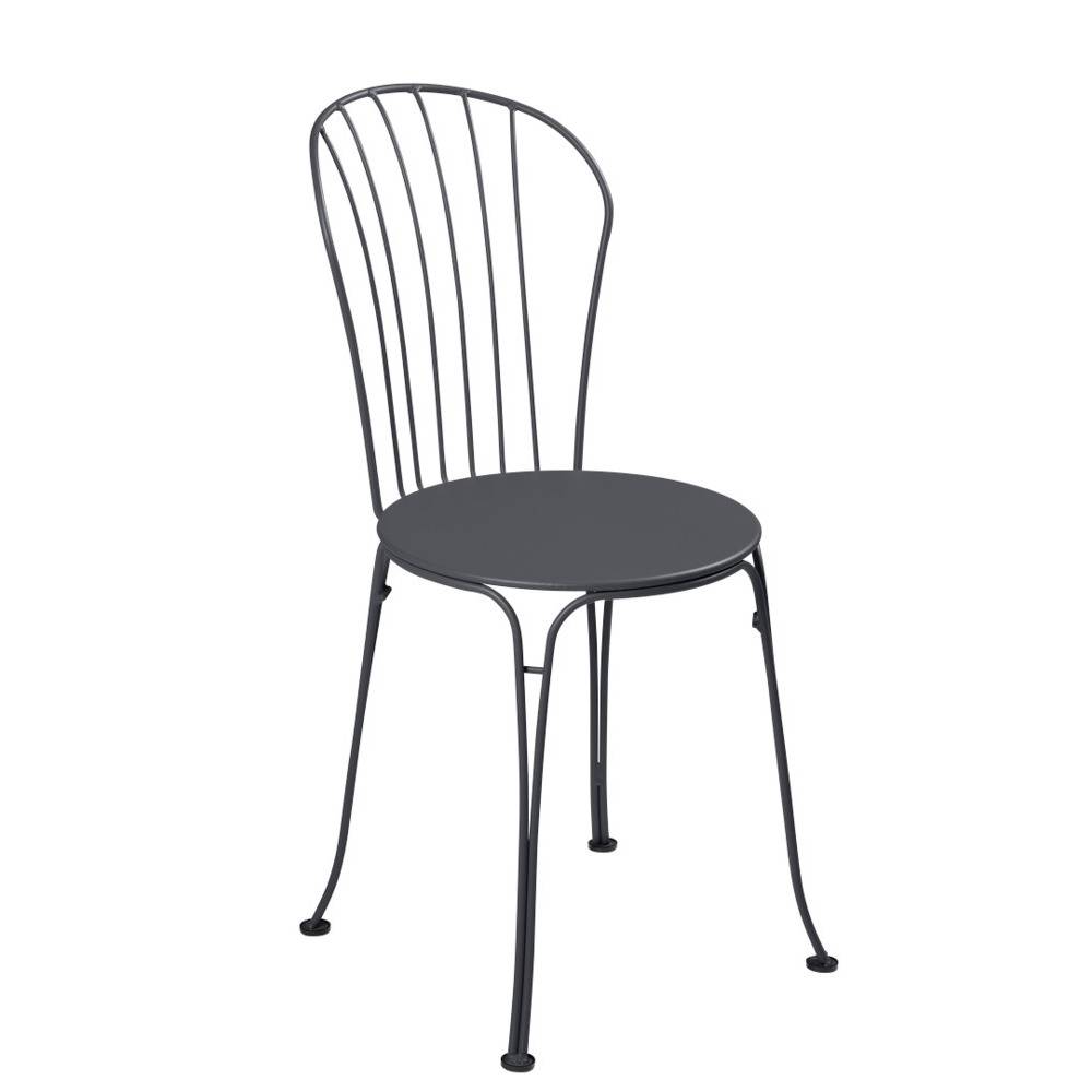 Fermob - Chaise de jardin acier carbone rouge Opera Fermob - Image 1
