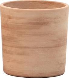 Maceta Cilíndrica Terracota L. 29 cm H. 23 cm - GOICOECHEA - Imagen 1