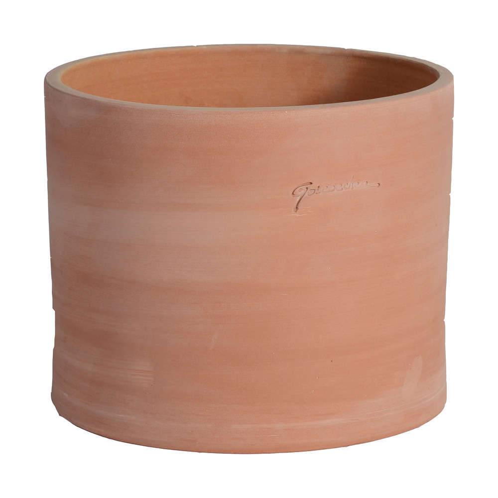 Maceta Cilíndrica Terracota L. 29 cm H. 23 cm - GOICOECHEA - Imagen 2