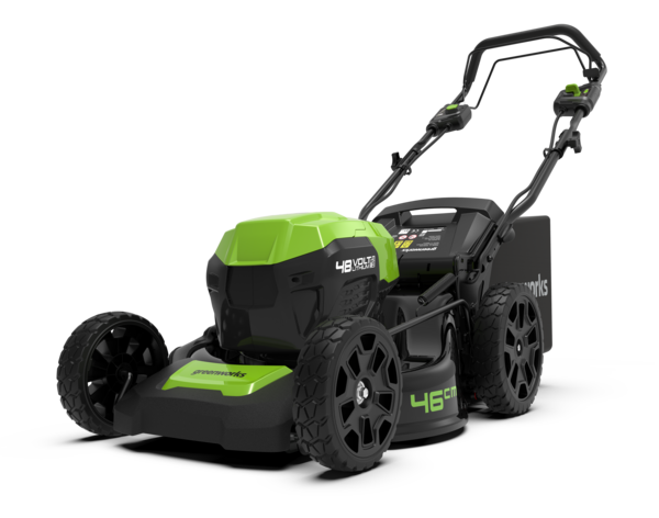 Greenworks - Tondeuse à batterie poussée GREENWORKS GD48LM46 48V - Machine nue