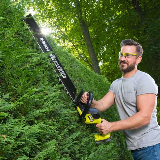 Ryobi - Taille-haie sur batterie brushless RYOBI One+ Ry18htx60a-0 18V, sans batterie - Image 7