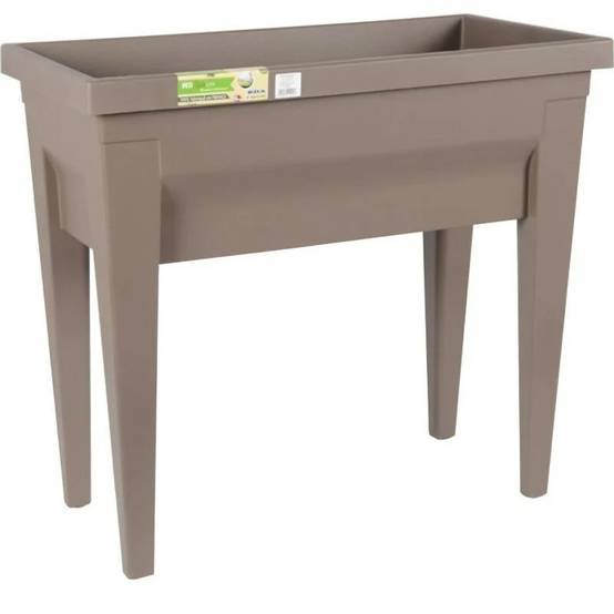 Potager sur Pieds Plastique Marron – EDA PLASTIQUES - Image 1