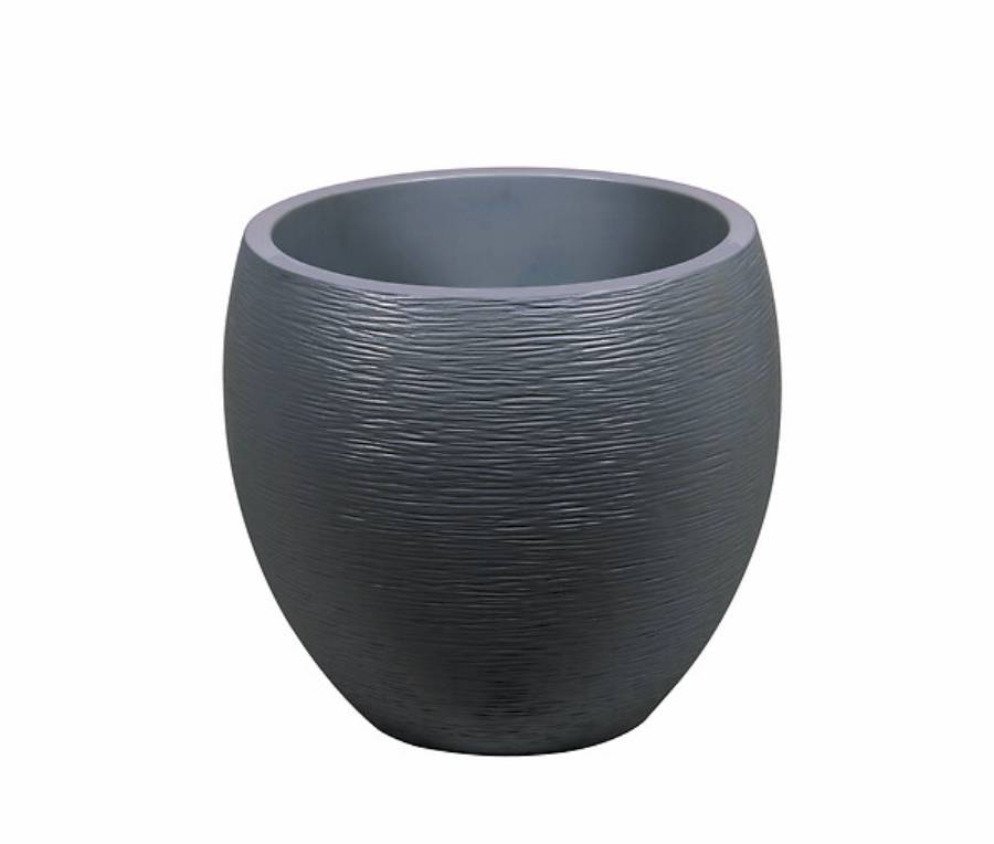 Pot rond double paroi gris anthracite - EDA - Imagen 5