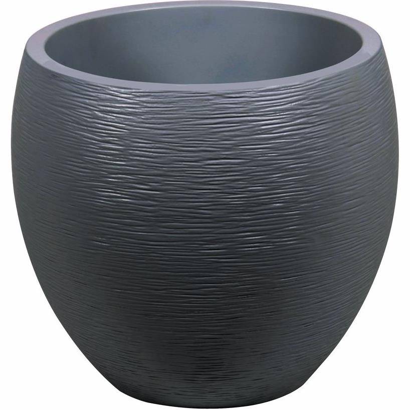 Pot rond double paroi gris anthracite - EDA - Imagen 3