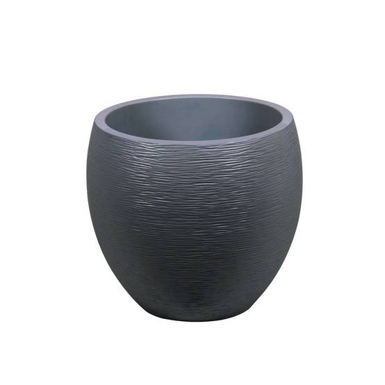 Pot rond double paroi gris anthracite - EDA - Image 1