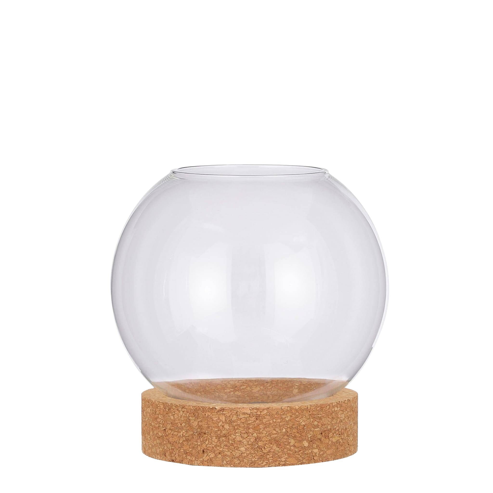 Jillian vase en standard verre -verre-Transparent- h19xd18cm