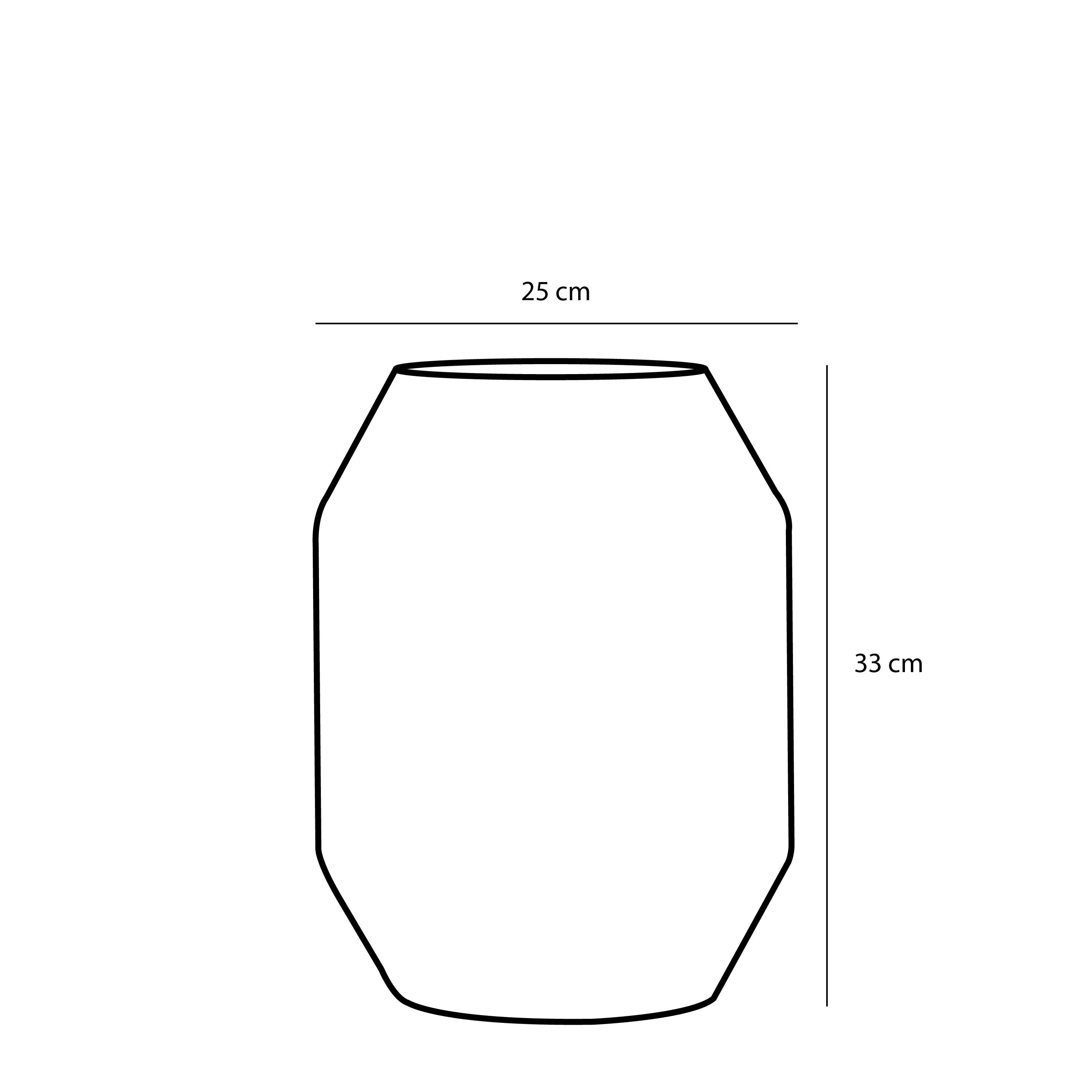 Mica Decorations - Vase Dali verre transparent H 33 cm Ø 25 cm – MICA DECORATIONS - Image 7