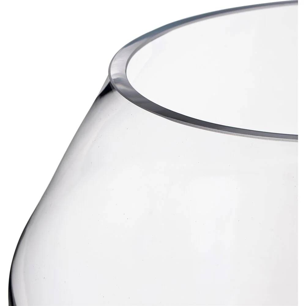 Mica Decorations - Vase Dali verre transparent H 33 cm Ø 25 cm – MICA DECORATIONS - Image 2