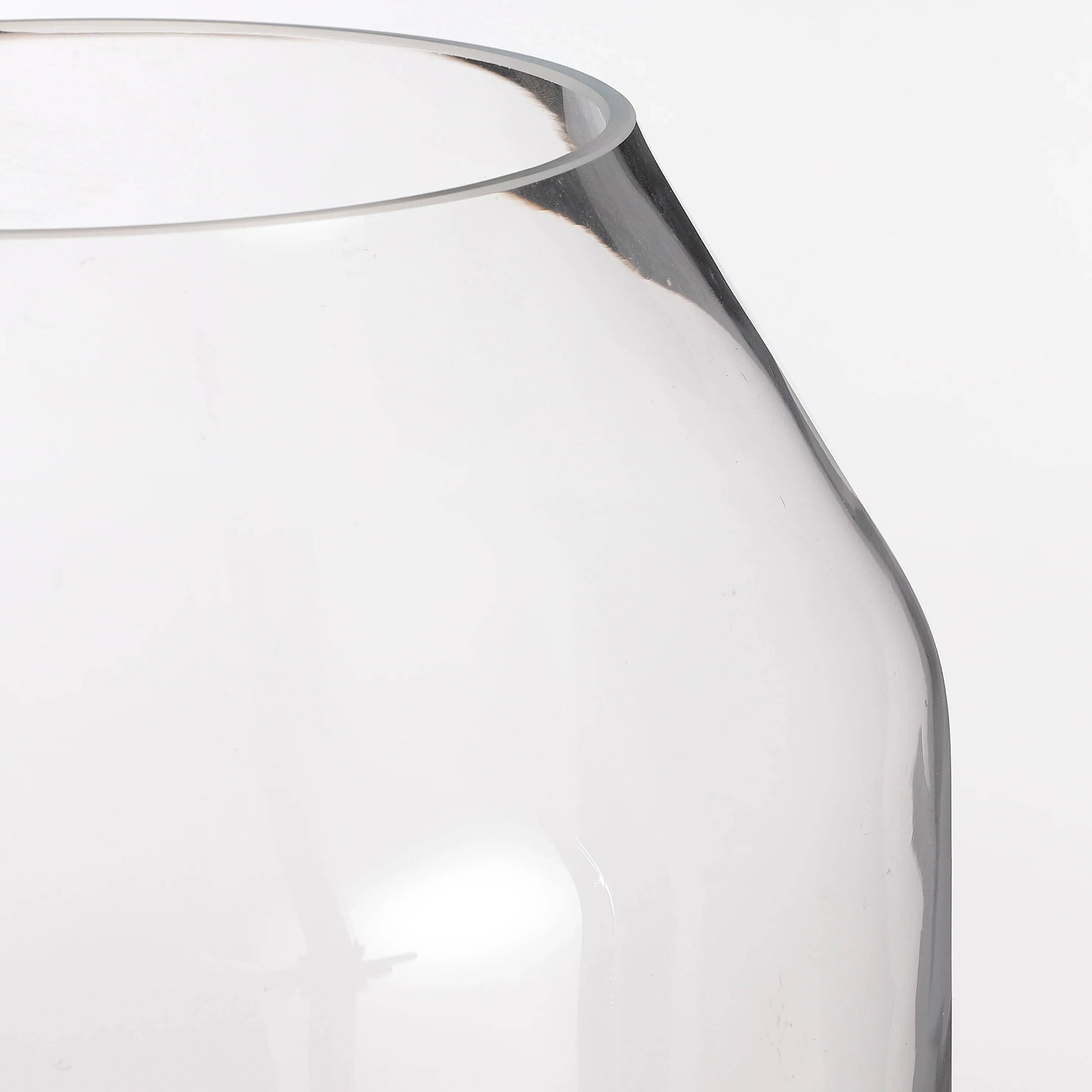 Mica Decorations - Vase Dali verre transparent H 33 cm Ø 25 cm – MICA DECORATIONS - Image 3