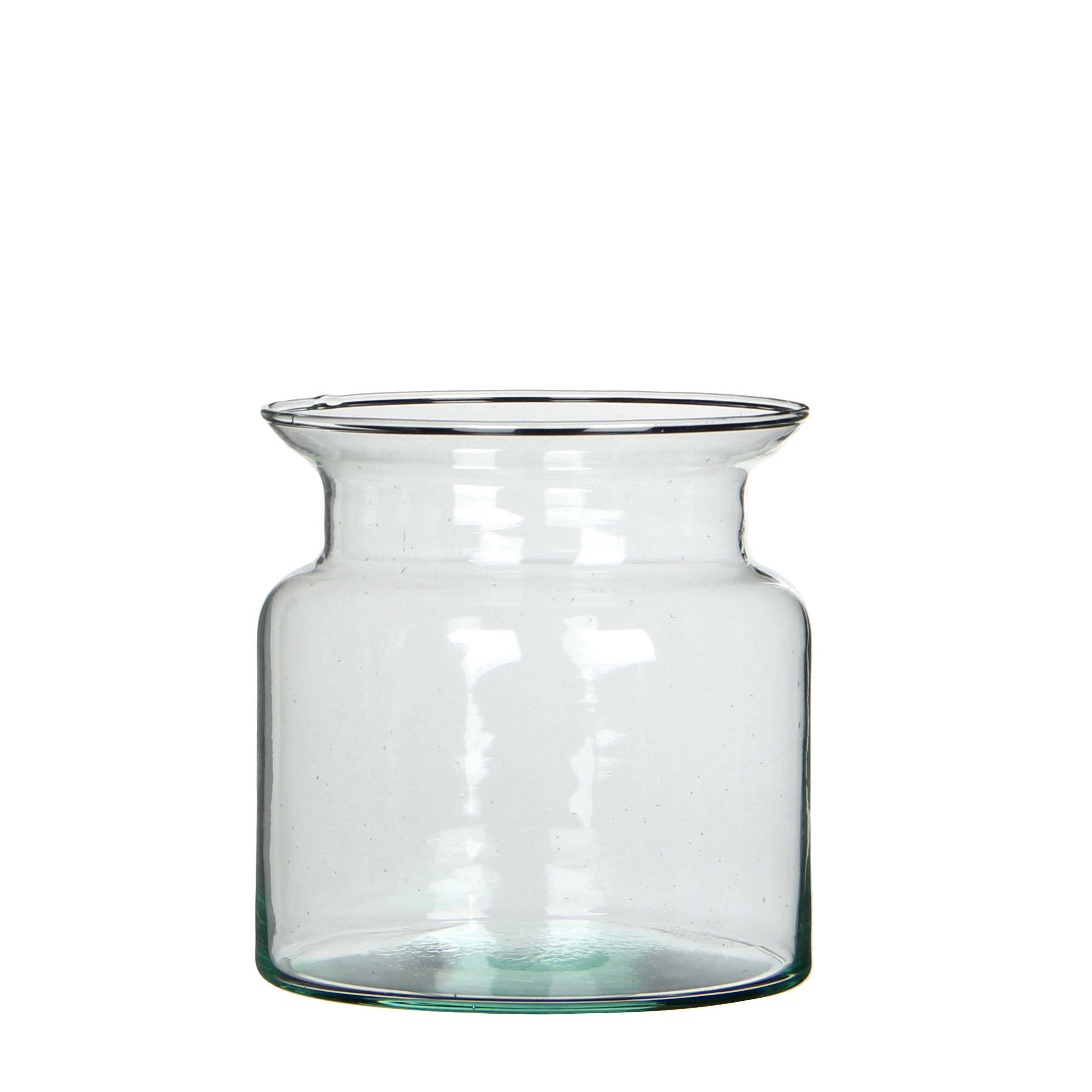 Mica Decorations - Mathew pot transparent -verre recycle-Transparent- h15xd15cm