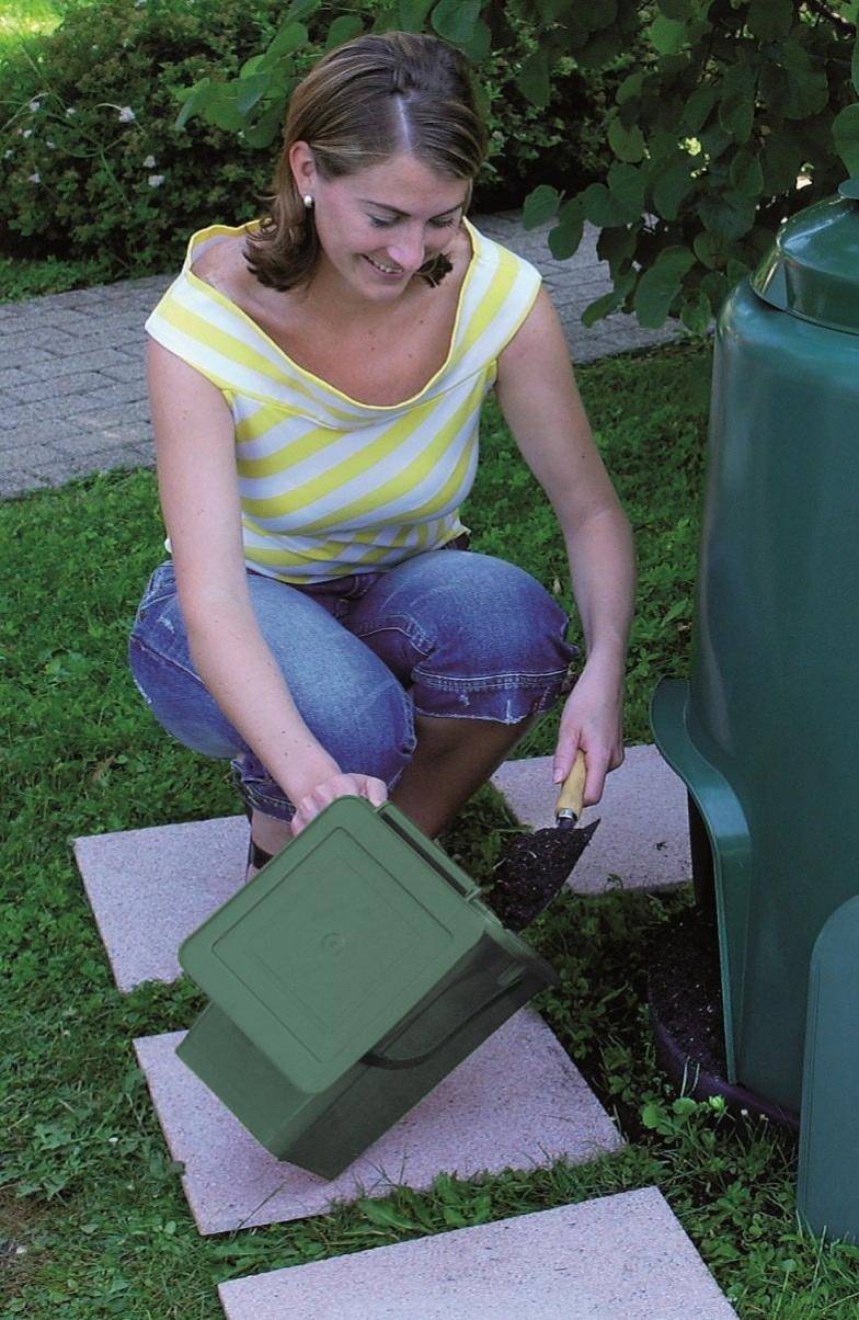 Bio seau composteur polypropylène vert 8L GARANTIA - Imagen 8