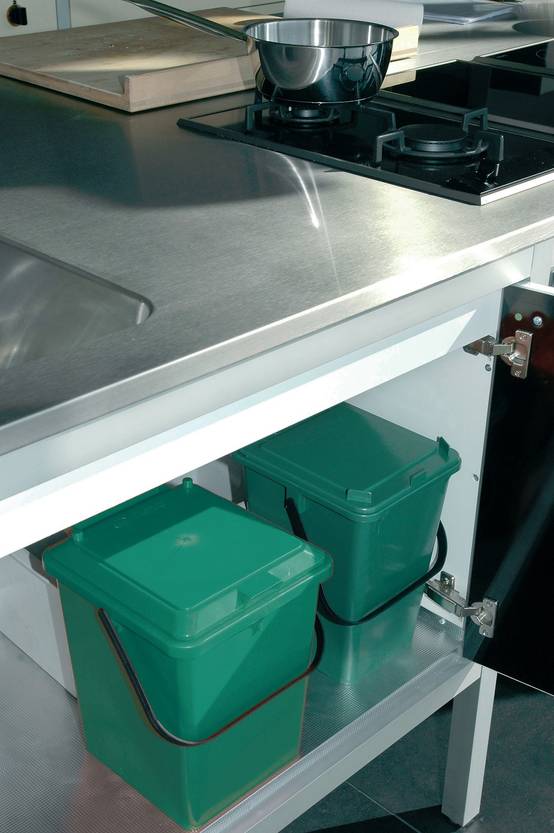 Bio seau composteur polypropylène vert 8L GARANTIA - Image 5