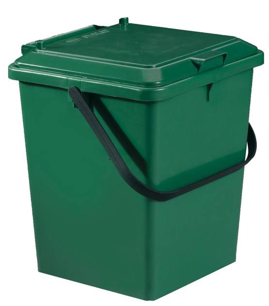 Bio seau composteur polypropylène vert 8L GARANTIA - Image 1