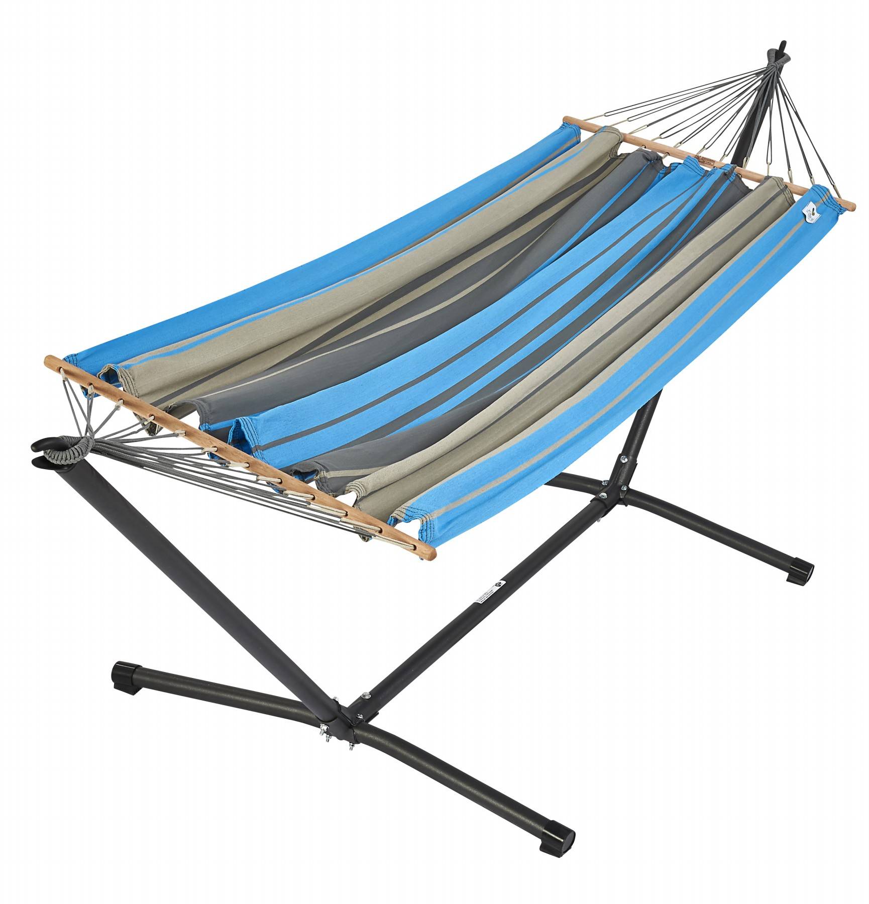 Jobek - Jobek - Set Hamac Métalik Turquoise Anthracite 100% - Image 1