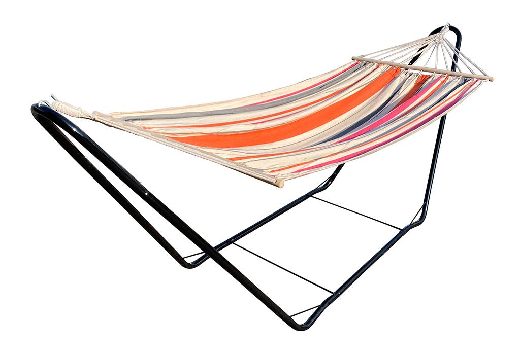 La Siesta - Hamaca de barras simple Chillounge® Sunrise con soporte de acero - Imagen 3