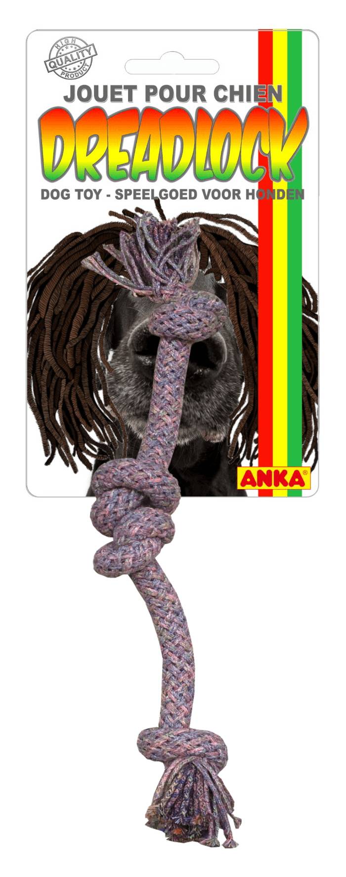 Anka - Anka - Corde 3 noeuds Dreadlocks L.5 x l.5 x H.27 cm - Imagen 1