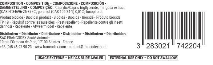 Francodex - Pipettes insectifuges Volaille – FRANCODEX - Imagen 2