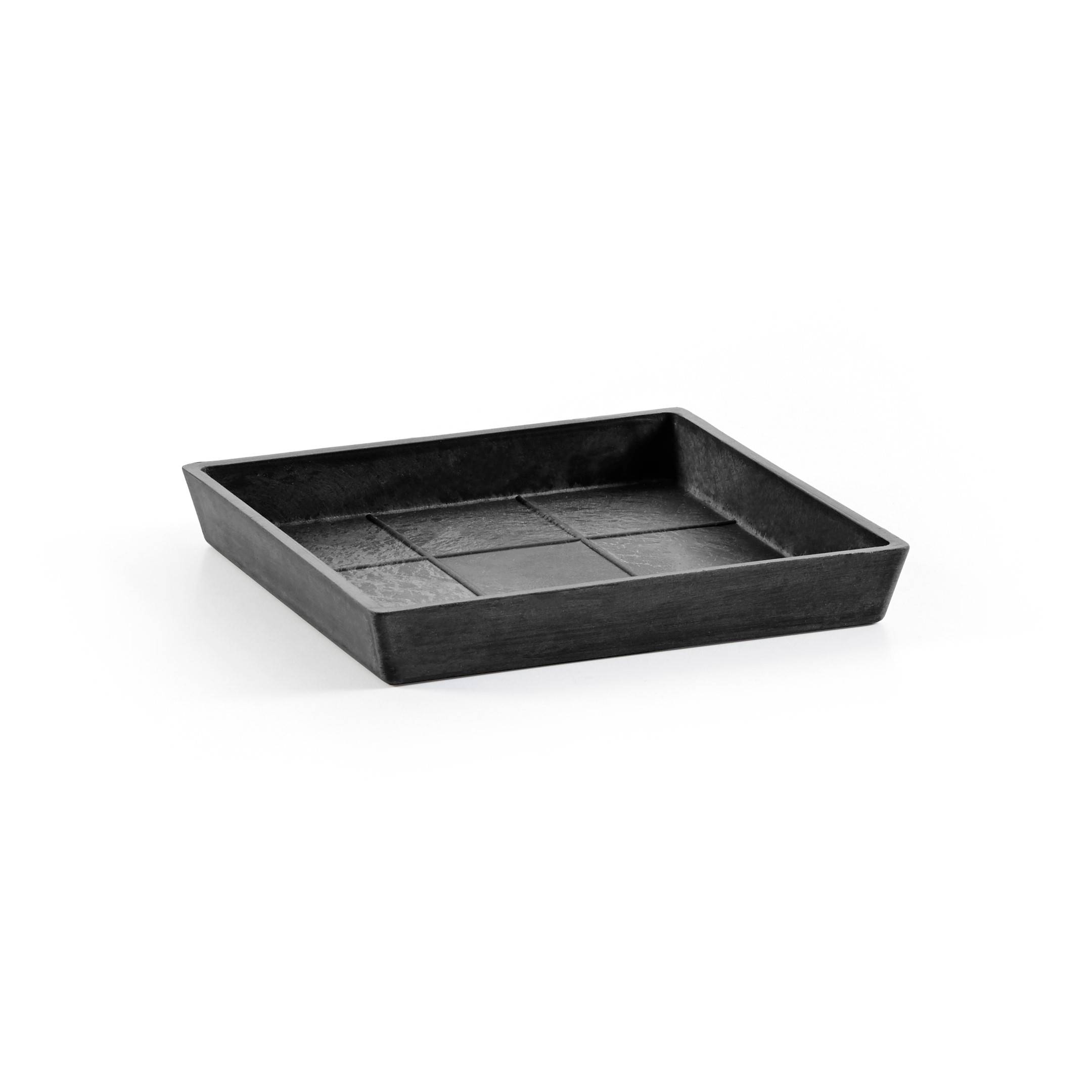 Ecopots soucoupe carree anthracite 18 - Imagen 1